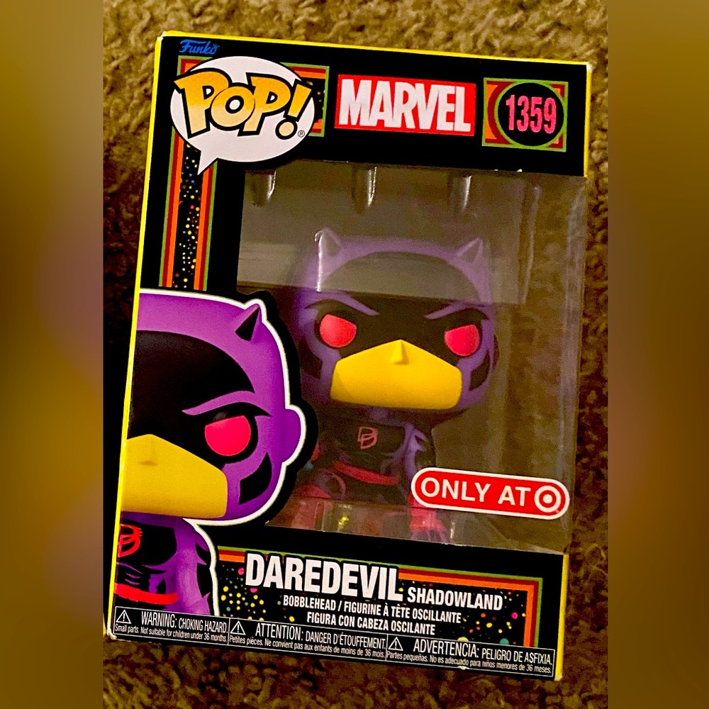 Daredevil Shadowlands neon funko pop